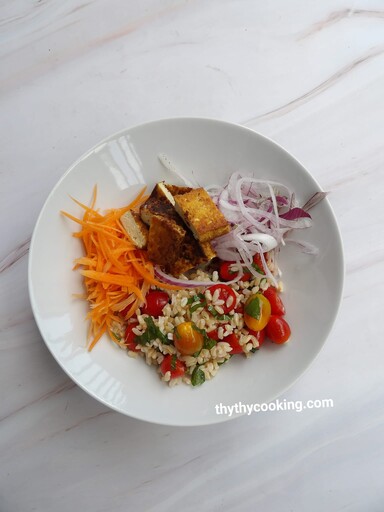 BUDHA BOWL - CƠM TRỘN ĐẬU HŨ BARBECUE