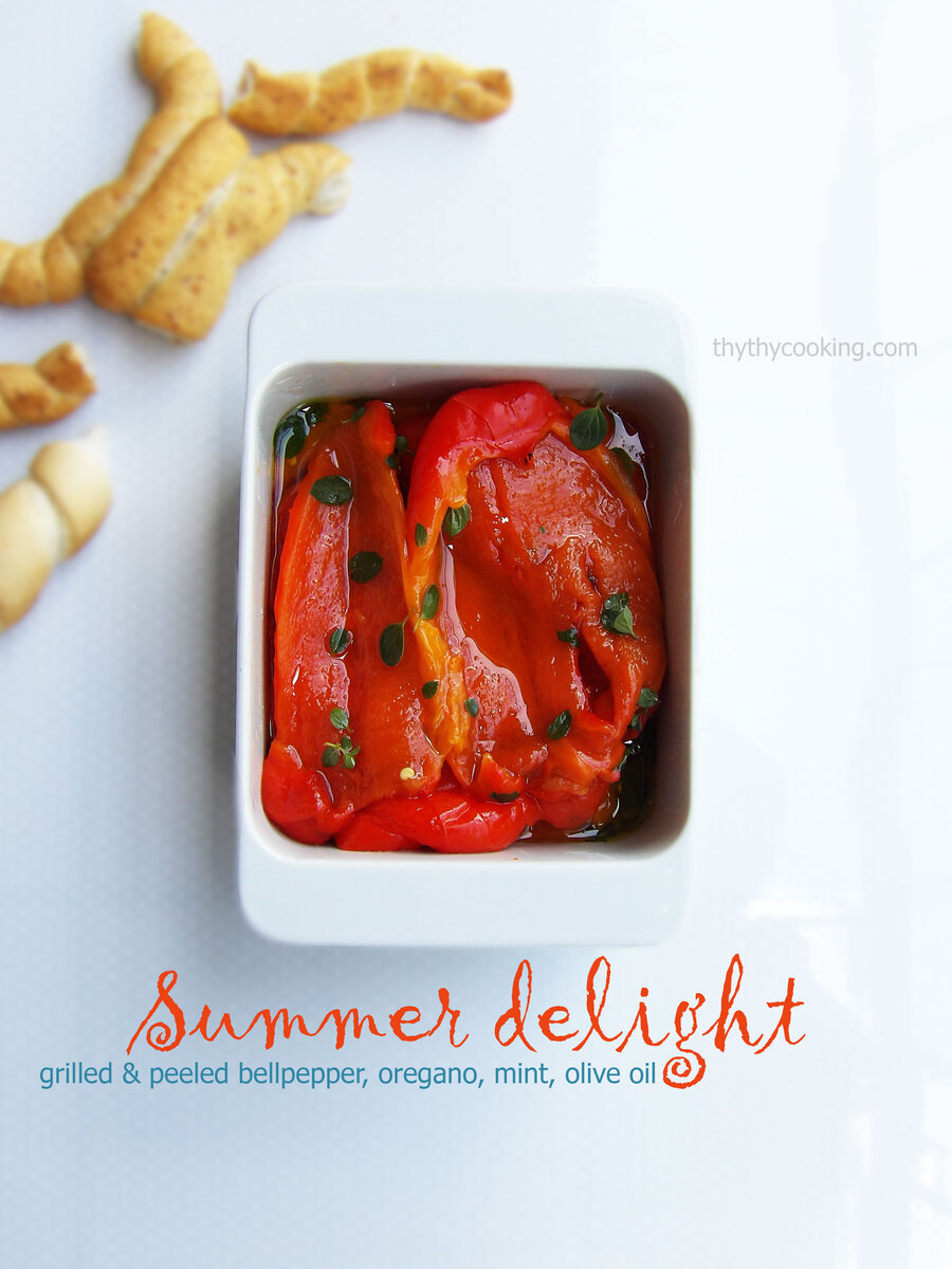 ỚT CHUÔNG NƯỚNG CHẤM BÁNH MÌ VÀ TRỒNG CÂY KIỂU Ý