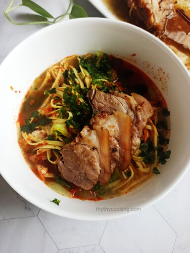 BRAISED HAM (TO EAT WITH WHITE RICE OR RAMEN) 