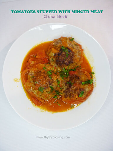 CÀ CHUA NHỒI THỊT SỐT CÀ